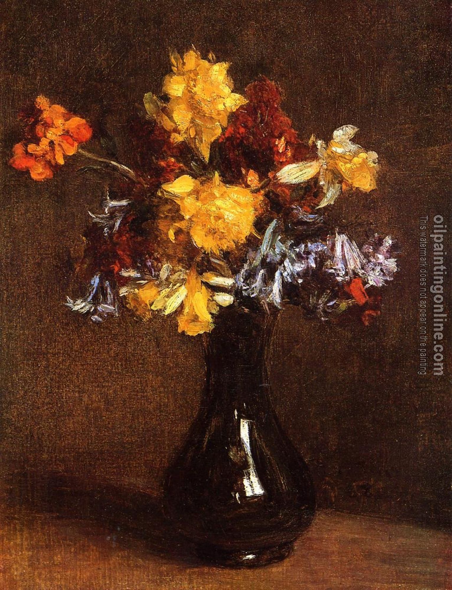 Fantin-Latour, Henri - Vase of Flowers